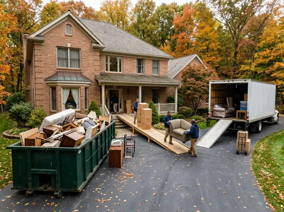 Roll-off Dumpster — Residential Moving Roll-off Dumpster — Residential Moving